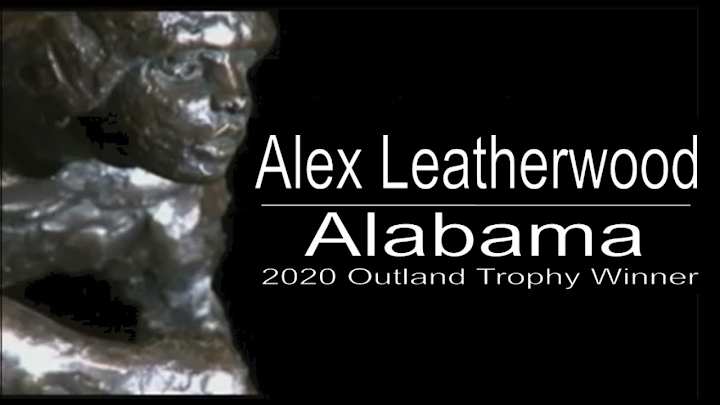 Throwback Thursday: The 2020 Outland Trophy Winner, Alex Leatherwood