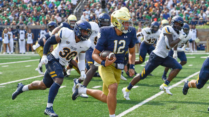 Game Observations: Notre Dame Offense From The Victory Over Toledo