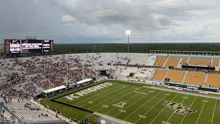 Here We Go Again, Another Lightning Delay at the Bounce House