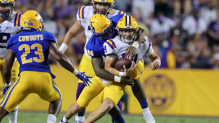 LSU Offensive Line Turns in Another Uneven Performance Against McNeese