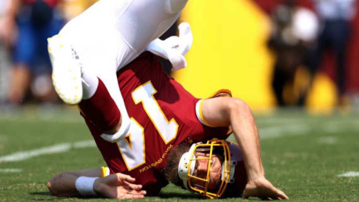 WATCH: Washington Injury - QB Ryan Fitzpatrick Ruled Out, Taylor Heinicke In