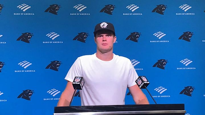 WATCH: Sam Darnold Postgame Interview vs Jets