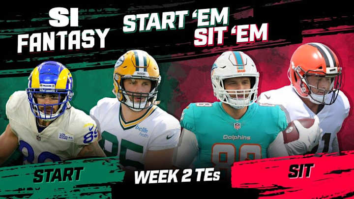 Start 'Em, Sit 'Em Fantasy Football Week 2: Tight Ends - Sleepers, Fades, Matchups, DFS Bargains