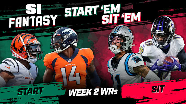 Start 'Em, Sit 'Em Fantasy Football Week 2: Wide Receivers - Fades, Sleepers, Matchups, DFS Bargains
