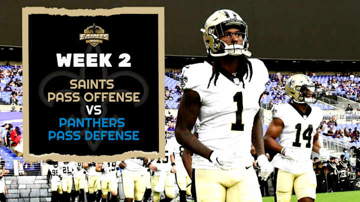 Saints Passing Offense vs. Panthers Pass Defense Saints Passing Offense vs. Panthers Pass Defense
