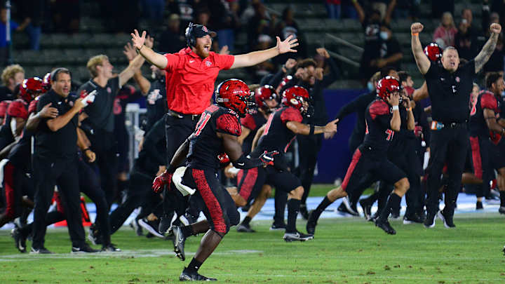 San Diego State Beats Utah in Triple Overtime After Two-Point Conversion is Overturned