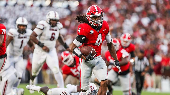 Georgia Establishes The Run Georgia Establishes The Run
