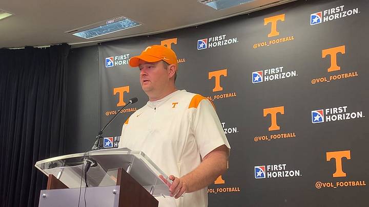 Watch: Josh Heupel Addresses Media After Blowout Win