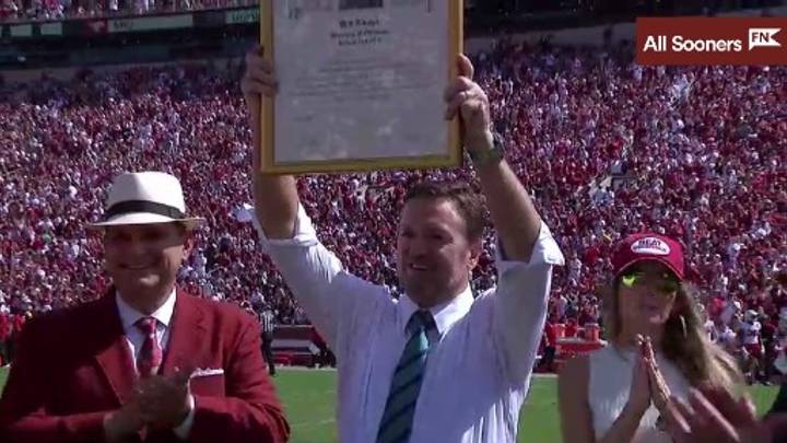 Saturday was a Milestone Day in the Life and Career of Bob Stoops Saturday was a Milestone Day in the Life and Career of Bob Stoops