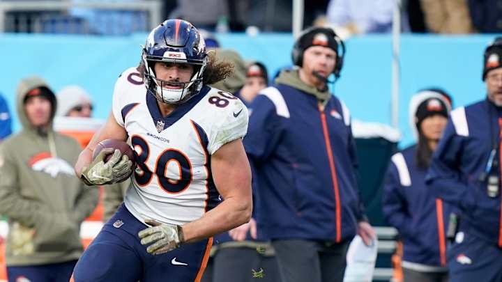 Broncos HC Explains Disappearance of TE Greg Dulcich in Offense Broncos HC Explains Disappearance of TE Greg Dulcich in Offense