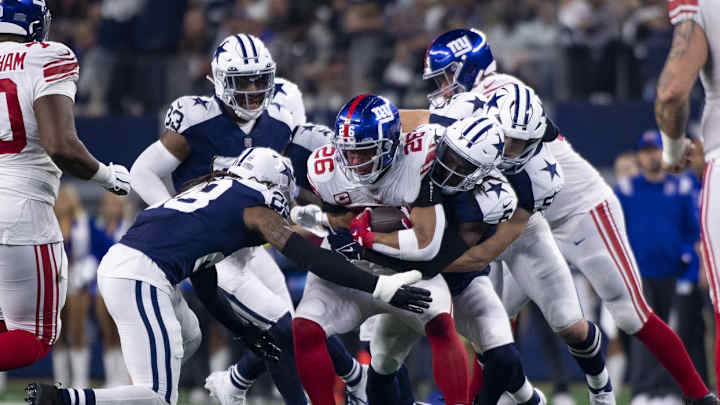 New York Giants Running Game Struggles Against Cowboys