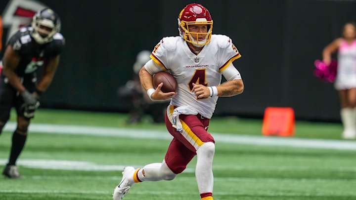 Falcons Face 'Smarter' Commanders QB Taylor Heinicke: 5 Questions Ahead of Sunday's Game