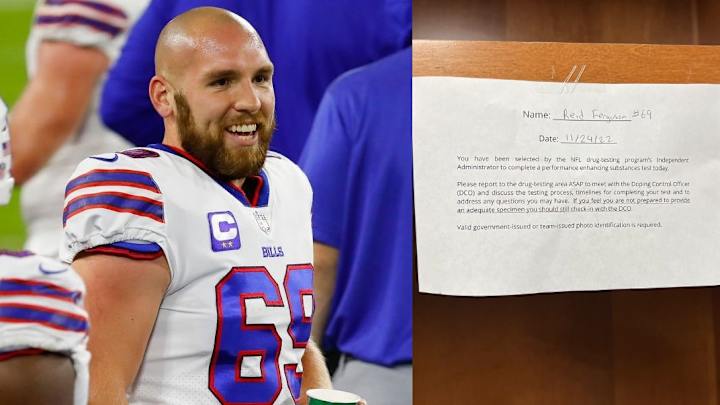 Bills Captain Reid Ferguson Responds to Drug Test Order From NFL