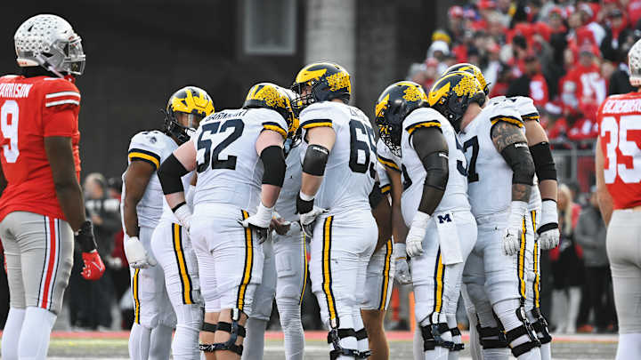 Michigan Offensive Line Wins Joe Moore Award Again Michigan Offensive Line Wins Joe Moore Award Again
