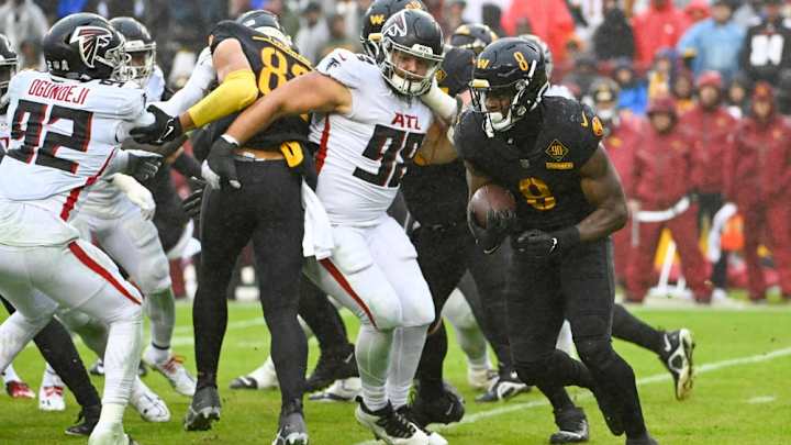 'Outstanding' Commanders RB Brian Robinson Jr. Has Career-Best Game vs. Falcons 'Outstanding' Commanders RB Brian Robinson Jr. Has Career-Best Game vs. Falcons