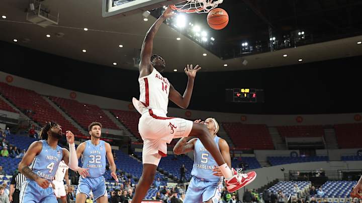 Depth of Alabama Basketball Shows Up in 4OT Win over No. 1 North Carolina