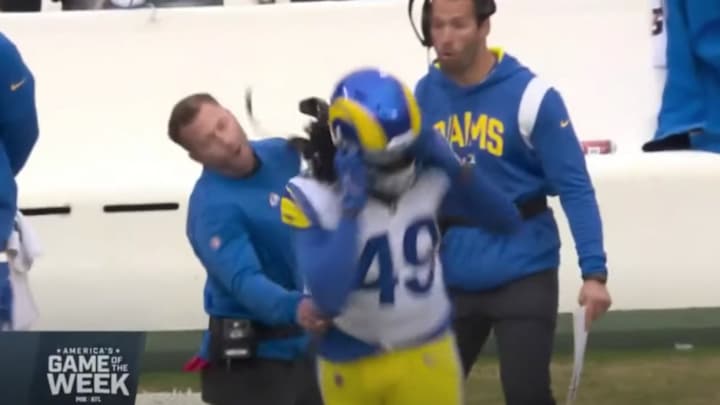 'Good Shot!': Rams Coach Sean McVay Addresses Viral Hit