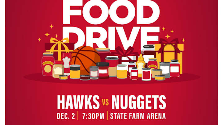 Atlanta Hawks Announce 'Holiday Food Drive'