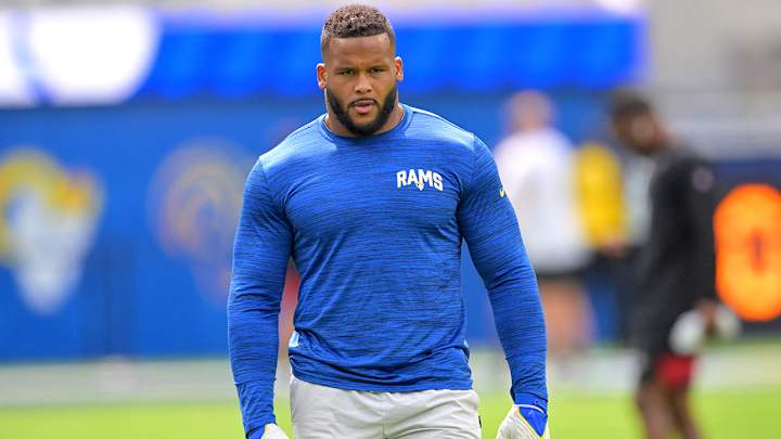 Rams’ Aaron Donald Ruled Out vs. Seahawks With Ankle Injury