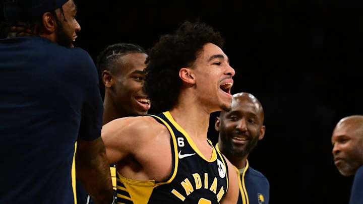 Former Gonzaga star Andrew Nembhard continues impressive NBA rookie season with buzzer-beater