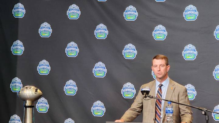 Swinney Addresses QB Situation and Other Questions Before ACC Championship