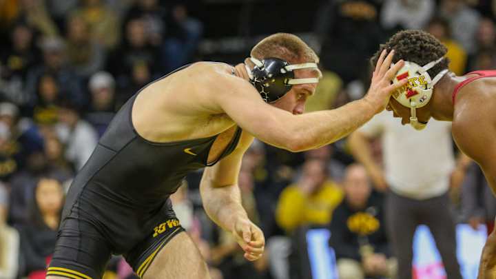 Watch: Iowa Wrestling Interviews 2-28-23