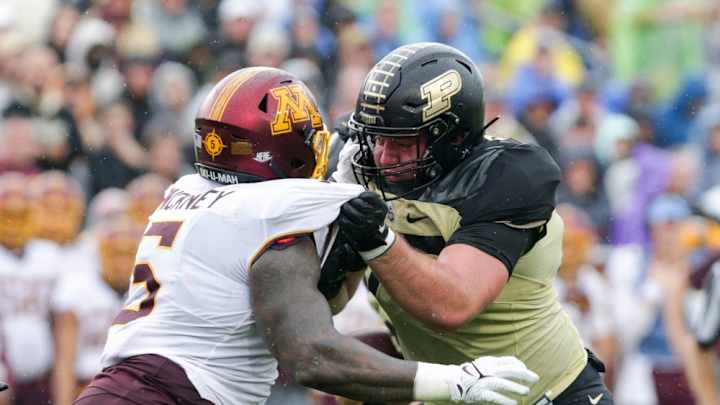 Purdue Offensive Lineman Spencer Holstege Announces Decision to Enter Transfer Portal