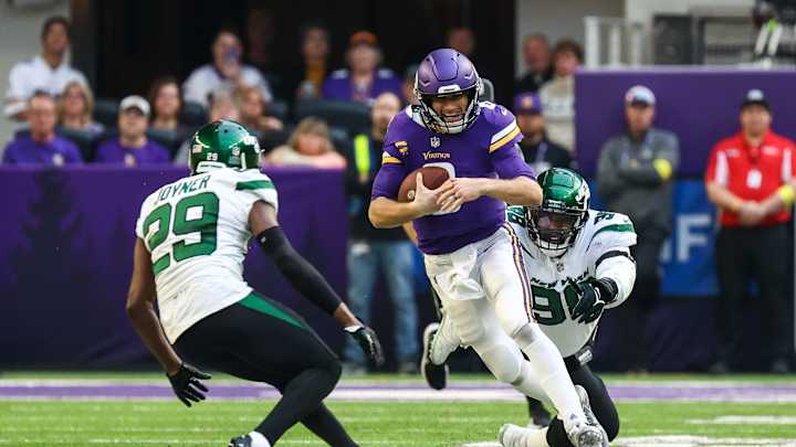 Kirk Cousins Wasn't Sharp vs. the Jets, But His Toughness Was on Full Display