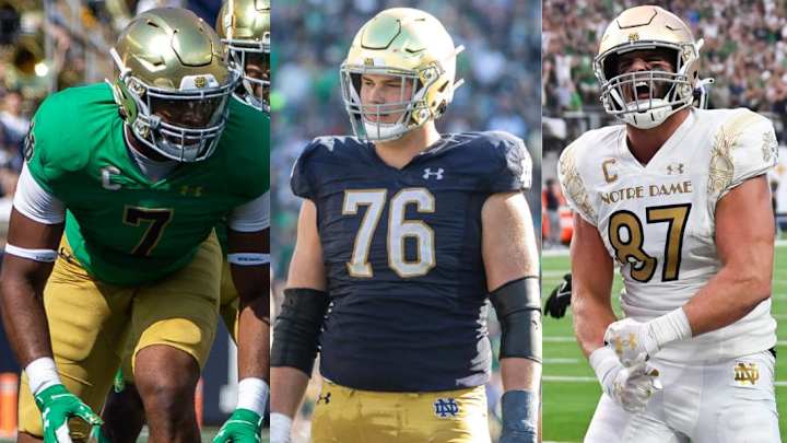 Three Notre Dame Standouts Are Named Walter Camp All-Americans
