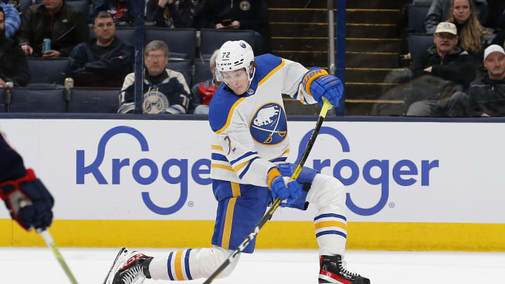 Sabres’ Tage Thompson Scores Five Goals Against Blue Jackets