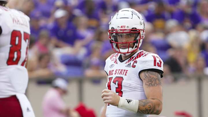 Report: Kentucky Has 'Reached Out' to NC State QB Transfer Devin Leary