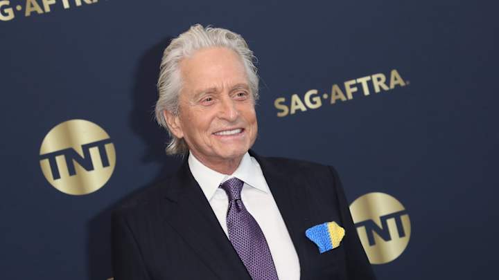 Actor Michael Douglas Hoping The Miami Heat Land French Phenom Victor Wembanyama