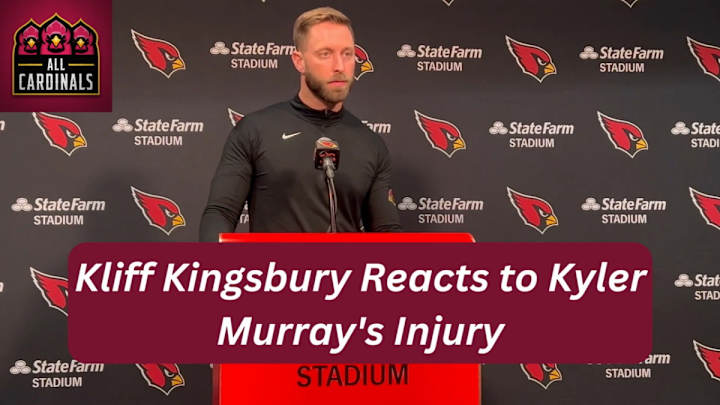 Kliff Kingsbury Reacts to Kyler Murray Knee Injury Kliff Kingsbury Reacts to Kyler Murray Knee Injury