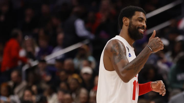 Kyrie Irving on Brittney Griner: 'I'm Grateful She's Home' Kyrie Irving on Brittney Griner: 'I'm Grateful She's Home'