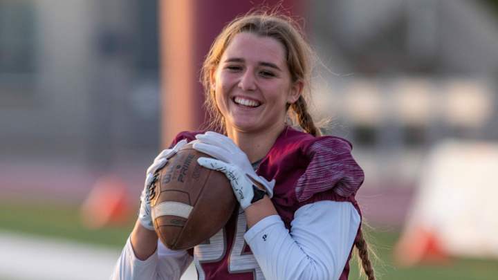 California High School Football Player Bella Rasmussen Makes NIL History