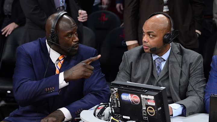Charles Barkley And Shaquille O'Neal Do Hilarious Impersonation Of Skip Bayless-Shannon Sharpe Spat