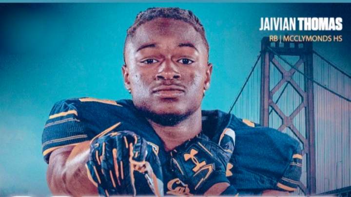 Cal Football: Oakland Prep Star Running Back Jaivian Thomas Commits to Bears