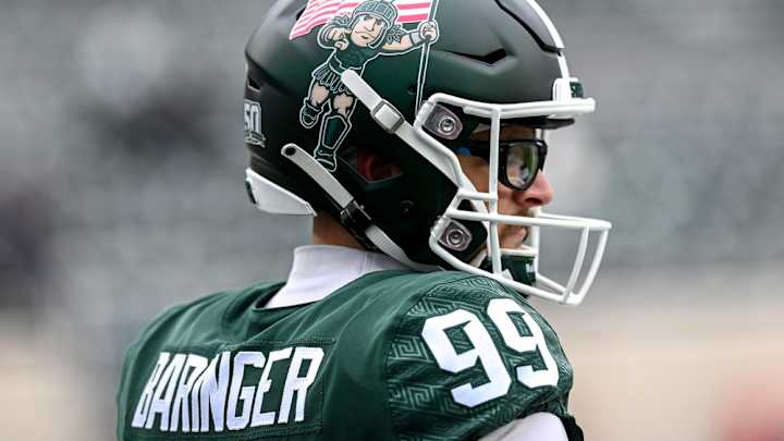 Michigan State punter Bryce Baringer named a consensus All-American
