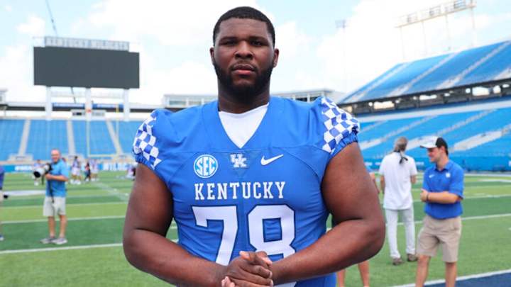 Prized Kentucky OT Kiyaunta Goodwin Intends to Enter Transfer Portal