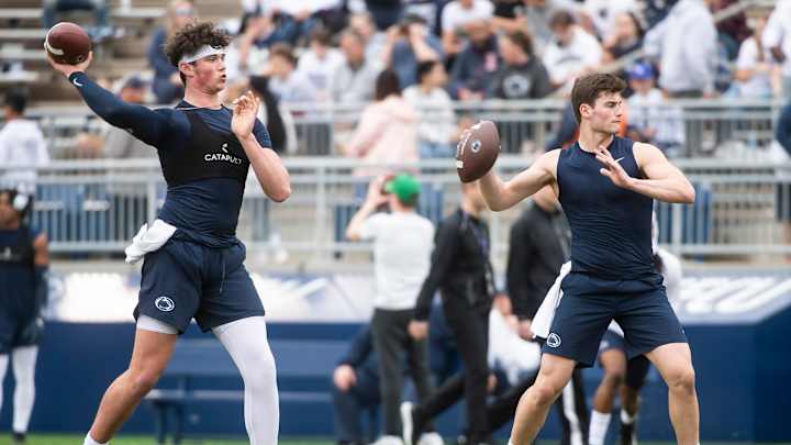 Penn State's Spring Quarterback Competition Rolls on Confidently