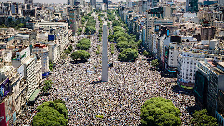 Argentina National Team Abandons World Cup Parade After Millions Swarm Streets