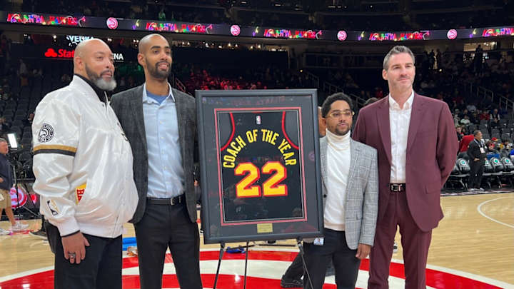 Hawks Recognize Local Basketball Coach Michael Willis