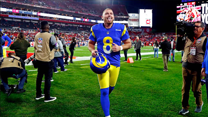 Christmas With a Prank: Rams K Matt Gay 'Going to IR' After Errant Russell Wilson Throw Christmas With a Prank: Rams K Matt Gay 'Going to IR' After Errant Russell Wilson Throw