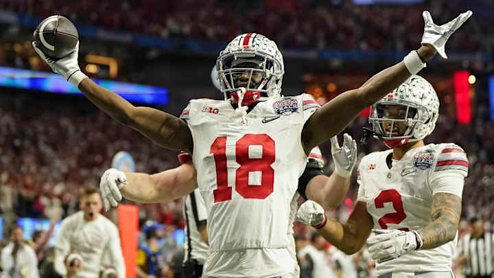 Ohio State Takes 7-0 Lead On Georgia With Marvin Harrison Jr.’s 31-Yard Touchdown Catch