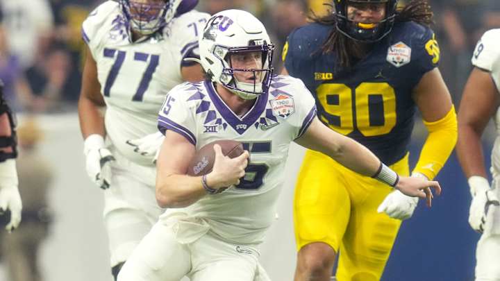 TCU, Michigan Players Slipping And Sliding Trigger Criticism Over Fiesta Bowl Field Quality