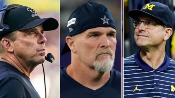 Cowboys' Dan Quinn, Sean Payton, Harbaugh: Broncos 'Big Swing' to Hire Coach Cowboys' Dan Quinn, Sean Payton, Harbaugh: Broncos 'Big Swing' to Hire Coach