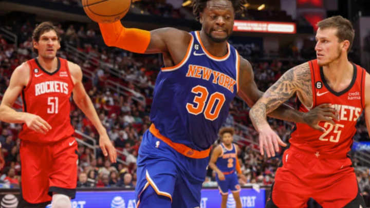 Julius Randle Finishes 'Monster Month' With 35 Points In Knicks Win Over Rockets Julius Randle Finishes 'Monster Month' With 35 Points In Knicks Win Over Rockets