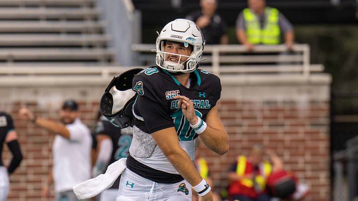 Coastal Carolina QB Grayson McCall Makes Transfer Portal Decision, per Report
