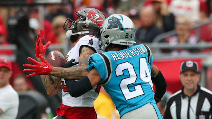 Tom Brady, Mike Evans Torch Carolina's Secondary En Route to NFC South Title