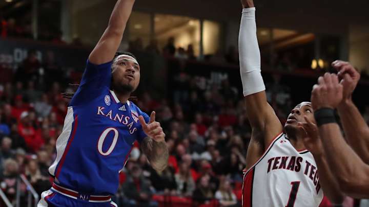 Harris' Hot Shooting Helps KU Avoid Late Tech Comeback, Win 75-72